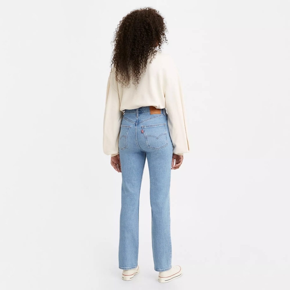 LEVI'S 70'S High rise slim Straight Full length Jeans*light wash*Sz32
